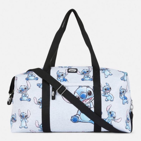 Disney Bags Disney Stitch Blue And Grey Weekender Bag Travel Bag
